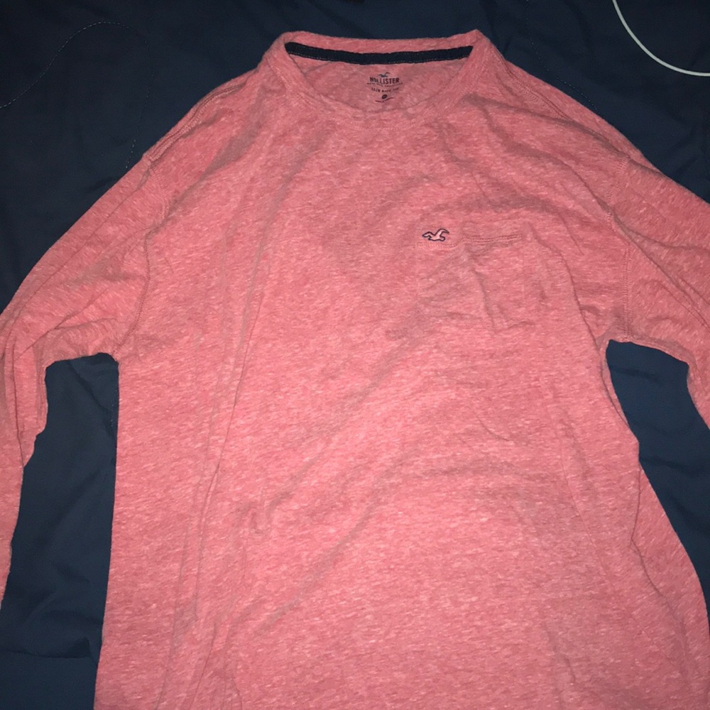 Red Long Sleeve Hollister T-Shirt